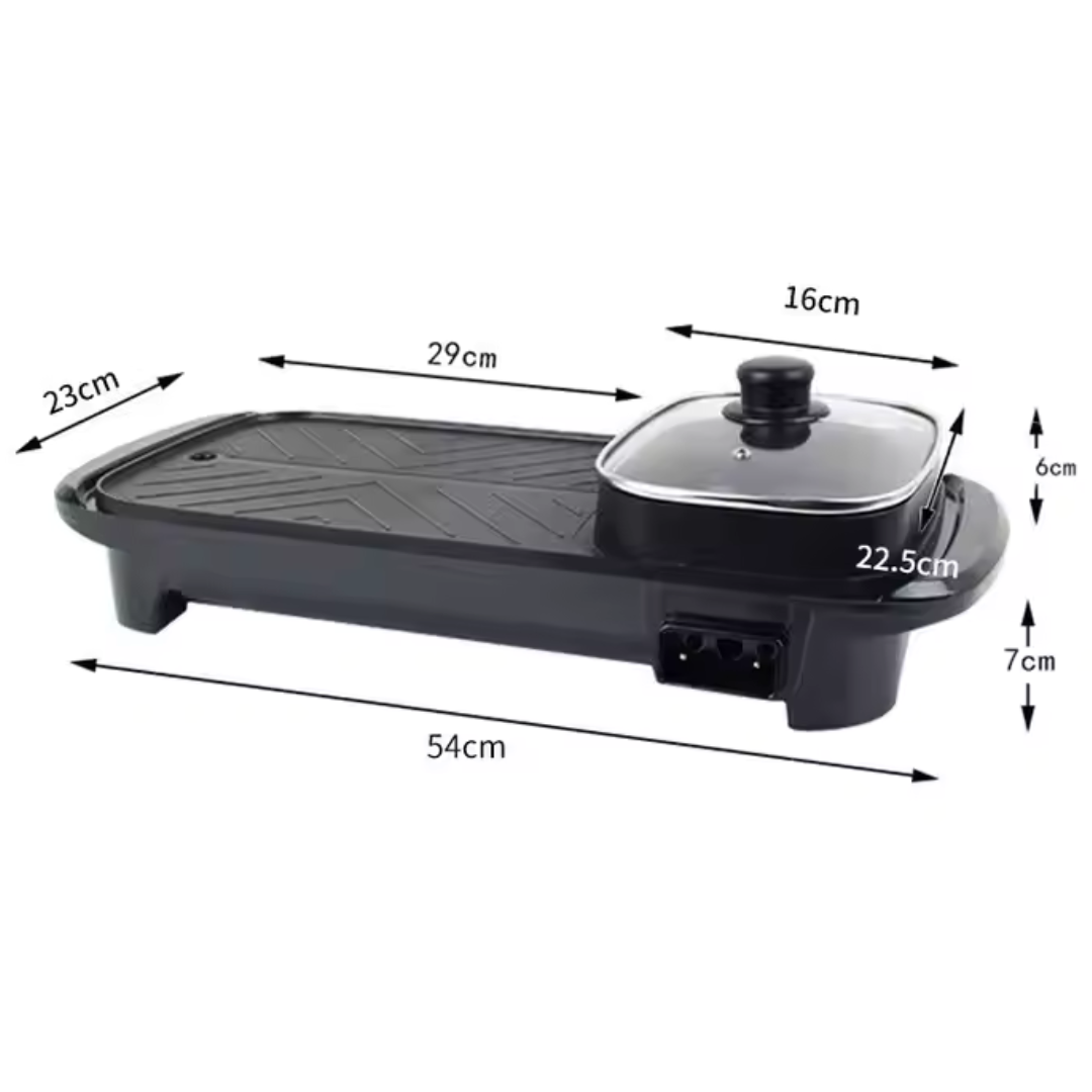 D4-Plancha Eléctrica Zona BBQ + Hot Spot
