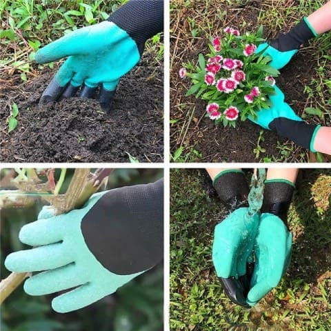 C3 - Guantes de Jardín con Garras